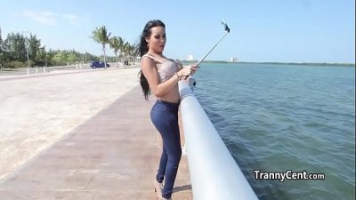 Sexy shemale cumming solo – free porn tube video